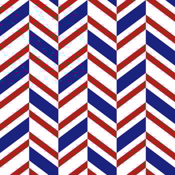 4th of July herringbone pattern. Herringbone vector pattern. Seamless geometric pattern for clothing, wrapping paper, backdrop, background, gift card.