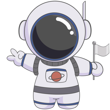 space, spacecraft, spaceship, astronaut, hand drawn, fly, moon, outer, spaceman, spacesuit png