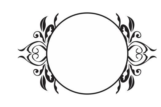 Flora Ornament Border With Design With Transparent Background png