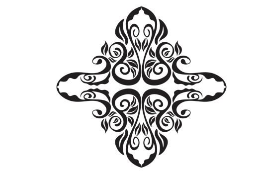 Flora Ornament Border With Design With Transparent Background png