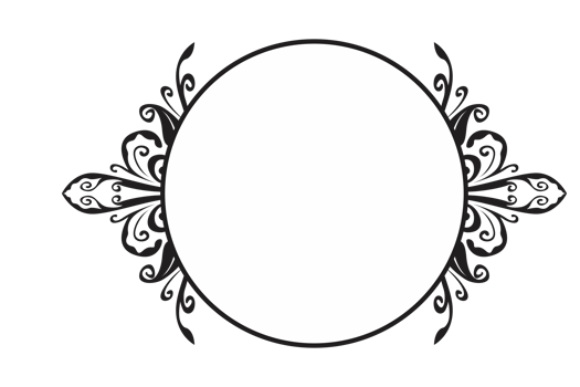 Flora Ornament Border With Design With Transparent Background png