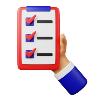 3d icon checking task png