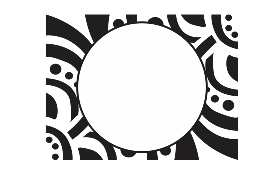 Flower Ornament Border with a design and a transparent background png