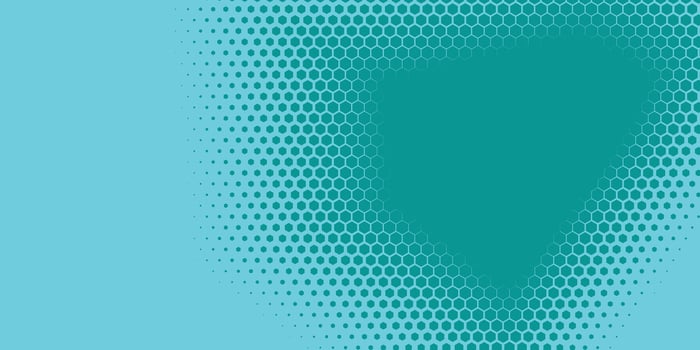 Geometric abstract Hexagon Two Color Background vector
