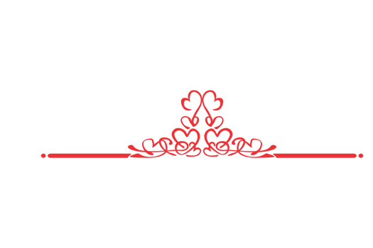 Love Line Art Ornament Border With Design With Transparent Background png