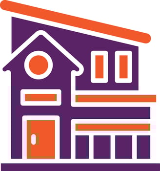 Villa Vector Icon Design Illustration