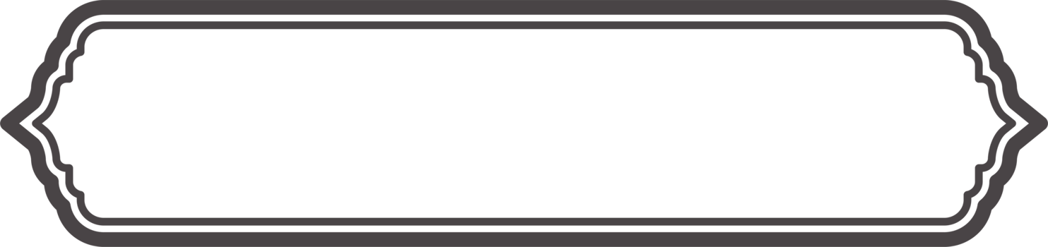 Islamic window frame. Indian and Arabic design with ornament for banner background. Turkish ribbon template. Muslim oriental sale sticker, header for text png