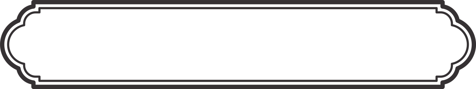 Islamic window frame. Indian and Arabic design with ornament for banner background. Ribbon template. Muslim oriental sale sticker and header for text png