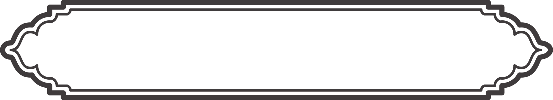 Islamic window frame. Indian and Arabic design with ornament for banner background. Turkish ribbon template. Muslim oriental sale sticker and header for text. png