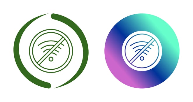 No Wifi Vector Icon