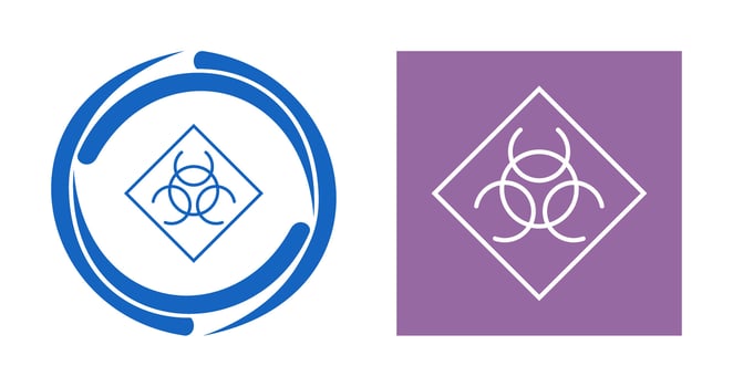 Biological Hazard Vector Icon