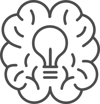 Brainstorm line icons. Brain, idea. lamp. For UI, web, design. PNG, transparent. png