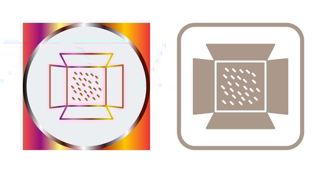 Unique Lights Vector Icon