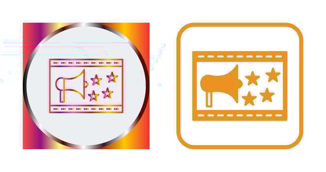 Unique Website Promotion Vector Icon