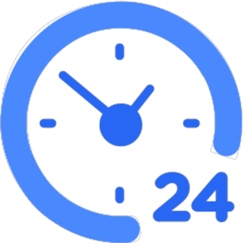 Open 24 hour icon design png