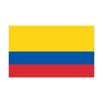 Colombian flag. Colombia flag. Vector. vector