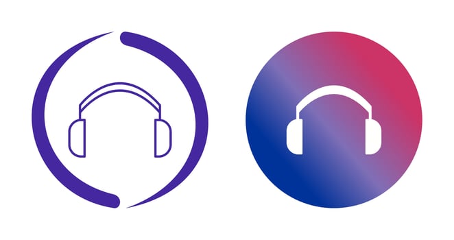 Headphones Vector Icon