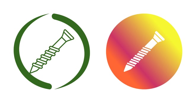 Screw Vector Icon