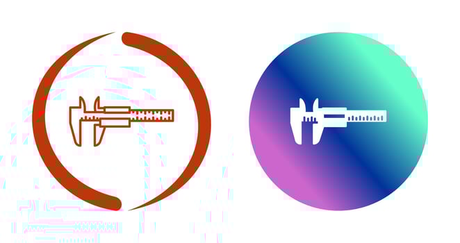 Calipers Vector Icon