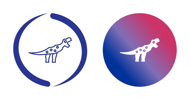 Dinosaur Vector Icon