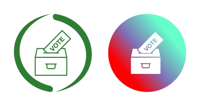 Casting Vote Vector Icon