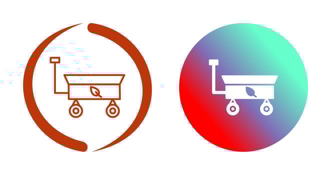 Garden Cart Vector Icon