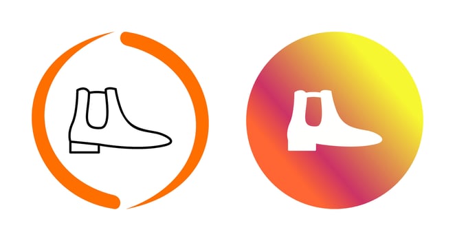 Men's Boots Vector Icon