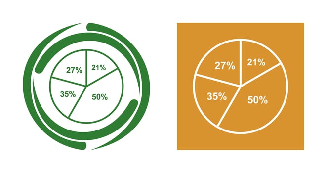 Pie Chart Vector Icon