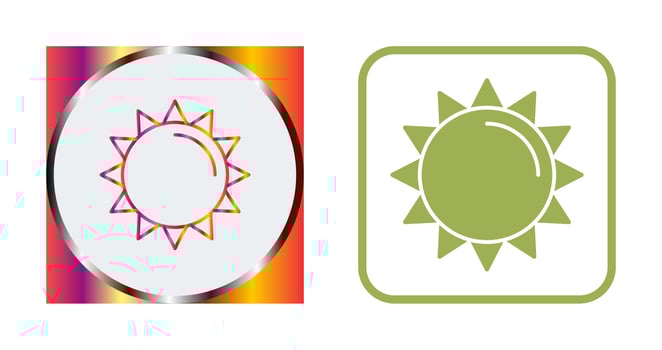 Sun Vector Icon