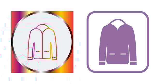Men's Jacket Vector Icon