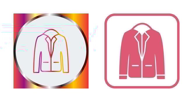 Stylish Jacket Vector Icon