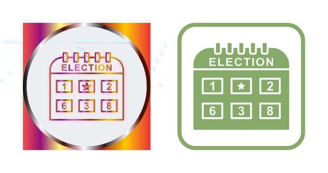 Election Day Vector Icon
