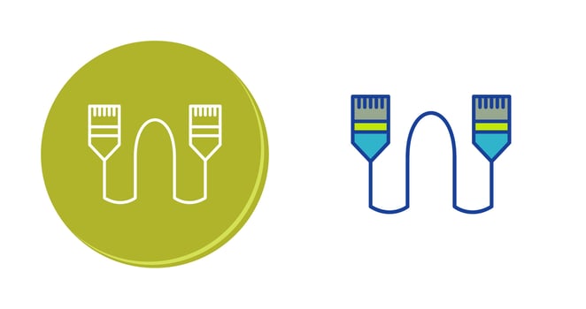Internet Cable Vector Icon