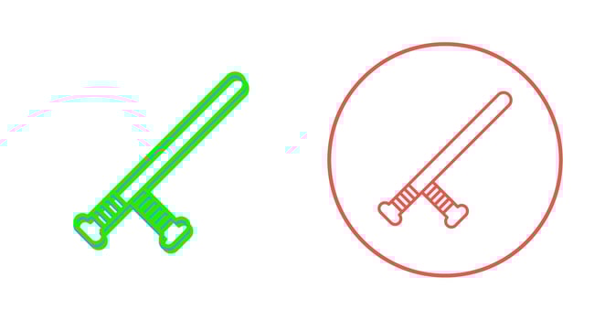 Baton Vector Icon