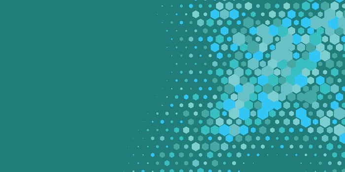 Geometric Multi size Hexagon with multi Color Background vector
