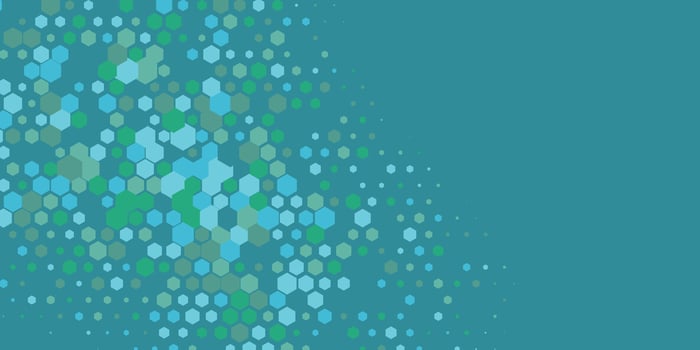 Geometric Multi size Hexagon with multi Color Background vector
