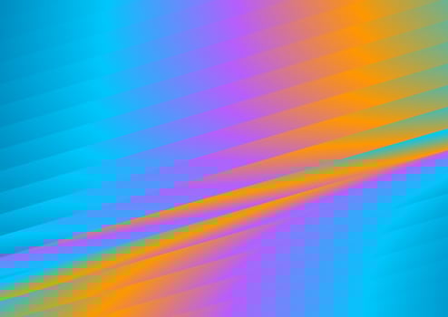 Holographic colorful glossy stripes geometric abstract background vector