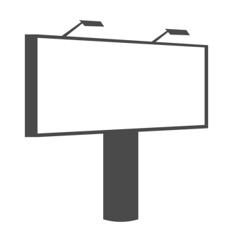Icon pole outdoor billboard png