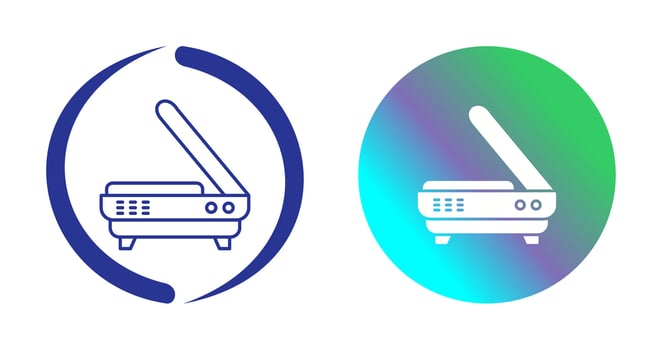 Scanner Vector Icon