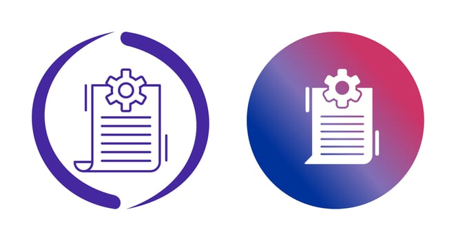 Content Management Vector Icon