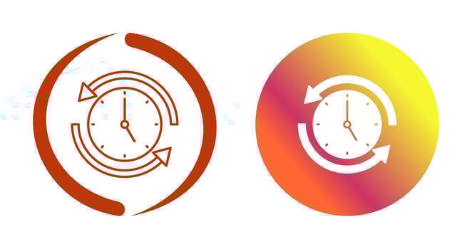 Run Time Vector Icon