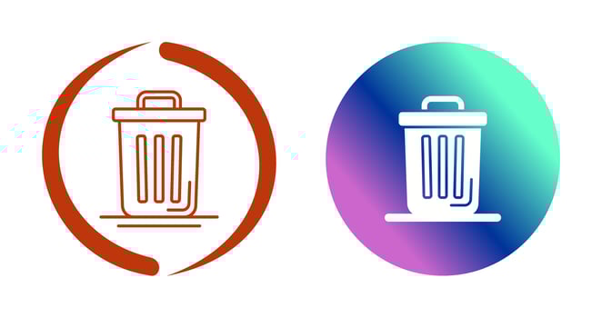 Trash Can Vector Icon