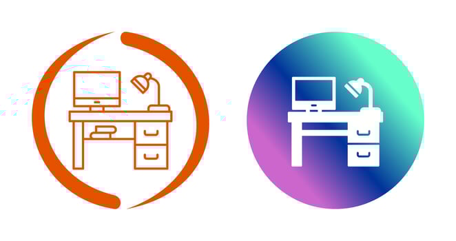 Desk Vector Icon