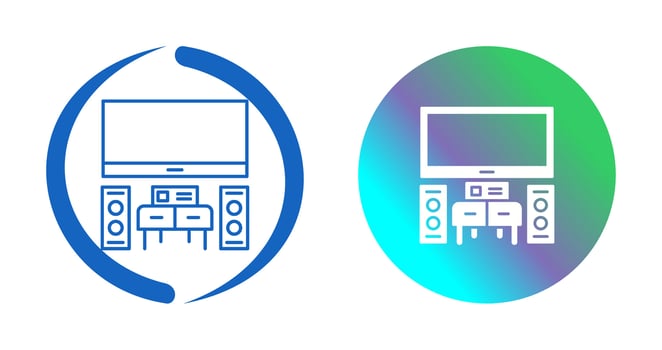 Home Theater Vector Icon