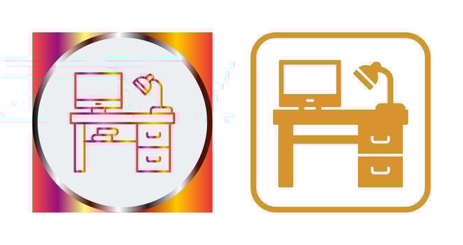 Desk Vector Icon