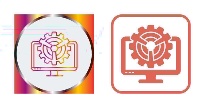 Monitor Vector Icon