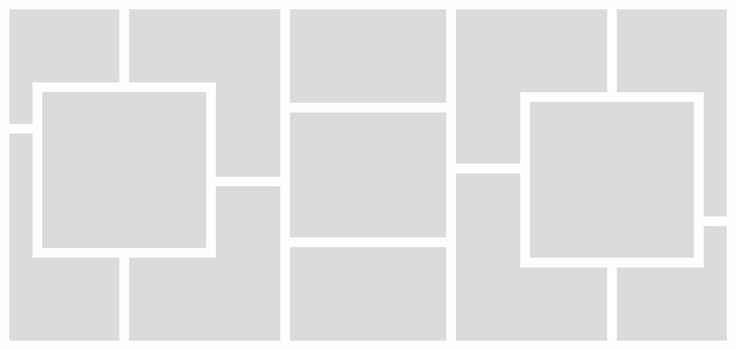 Pictures or photos frame collage photo frames and digital photo wall template vector