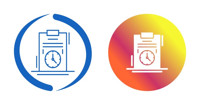 Time Management Vector Icon