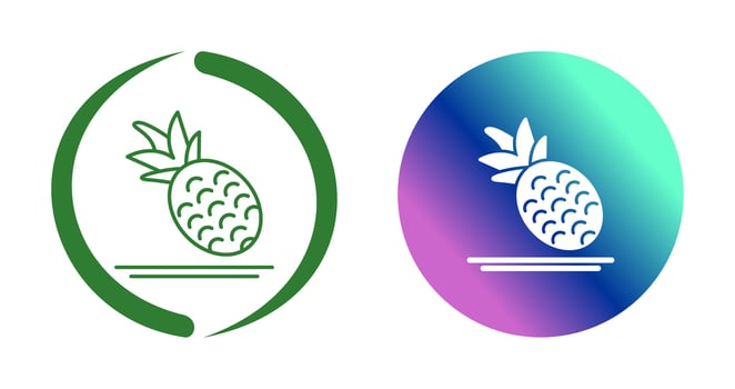 Pineapple Vector Icon