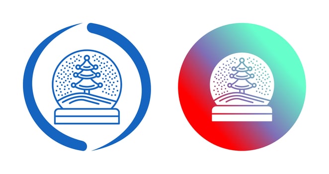 Snow Glob Vector Icon
